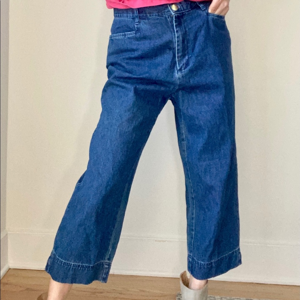 White Stag 1990’s, cropped denim trousers